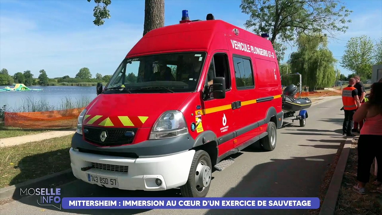 Mittersheim : immersion au cœur d'un exercice de sauvetage