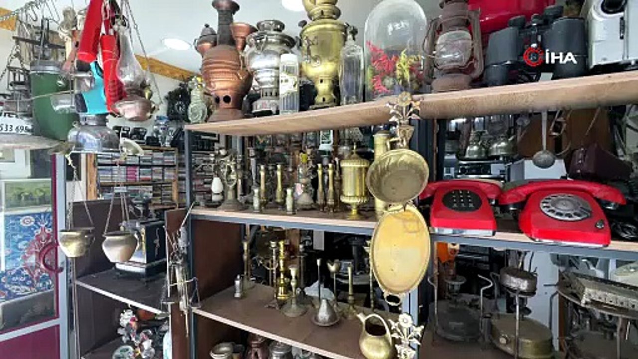 10 yıllık hobi nostalji dükkanına dönüştü