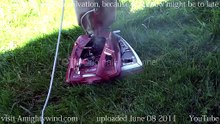 vintage Eureka vacuum fire
