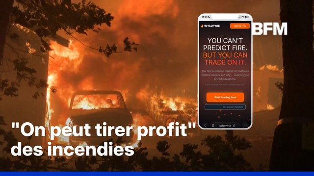 Un site de paris sur les incendies en Californie fait son apparition aux États-Unis