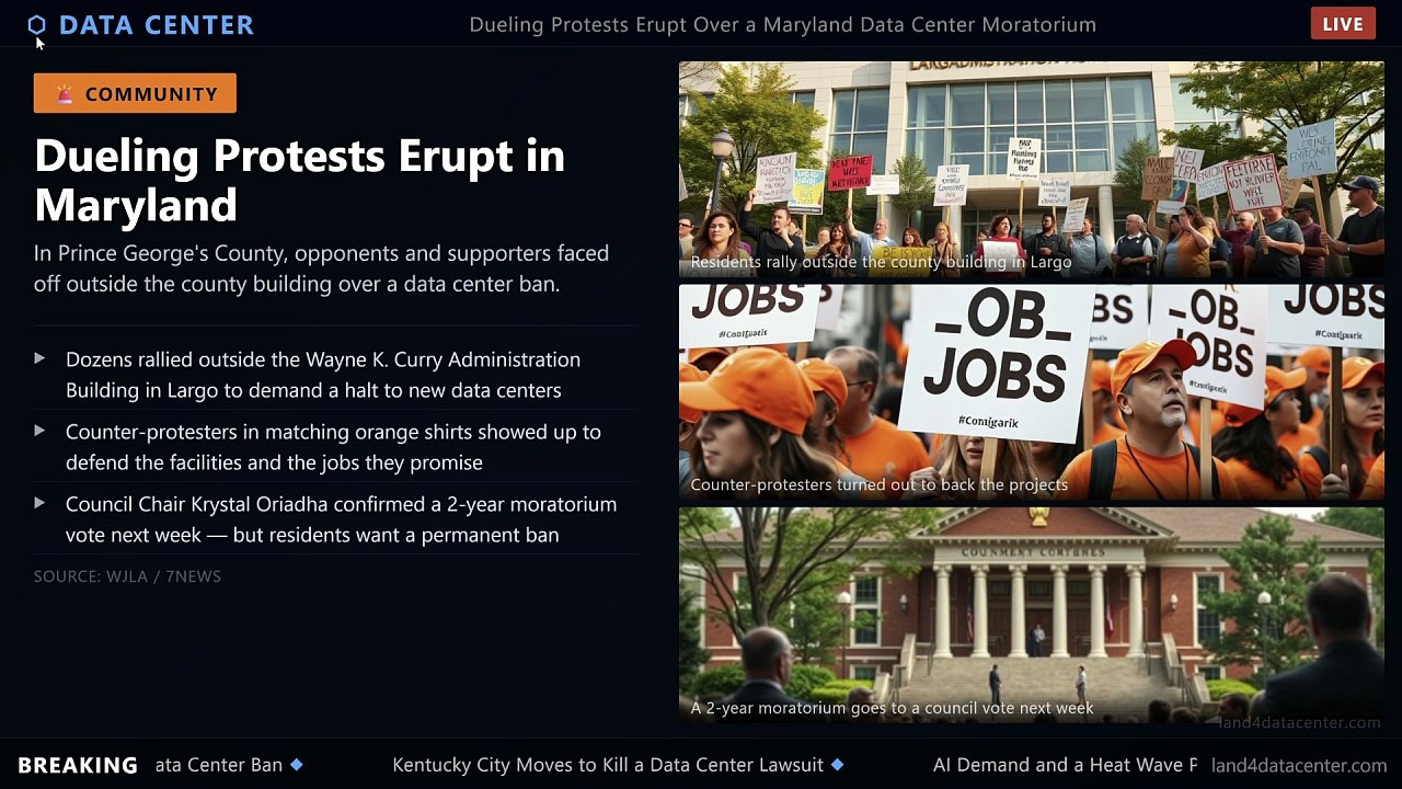 Why Marylanders Are Now Fighting Each Other Over Data Centers