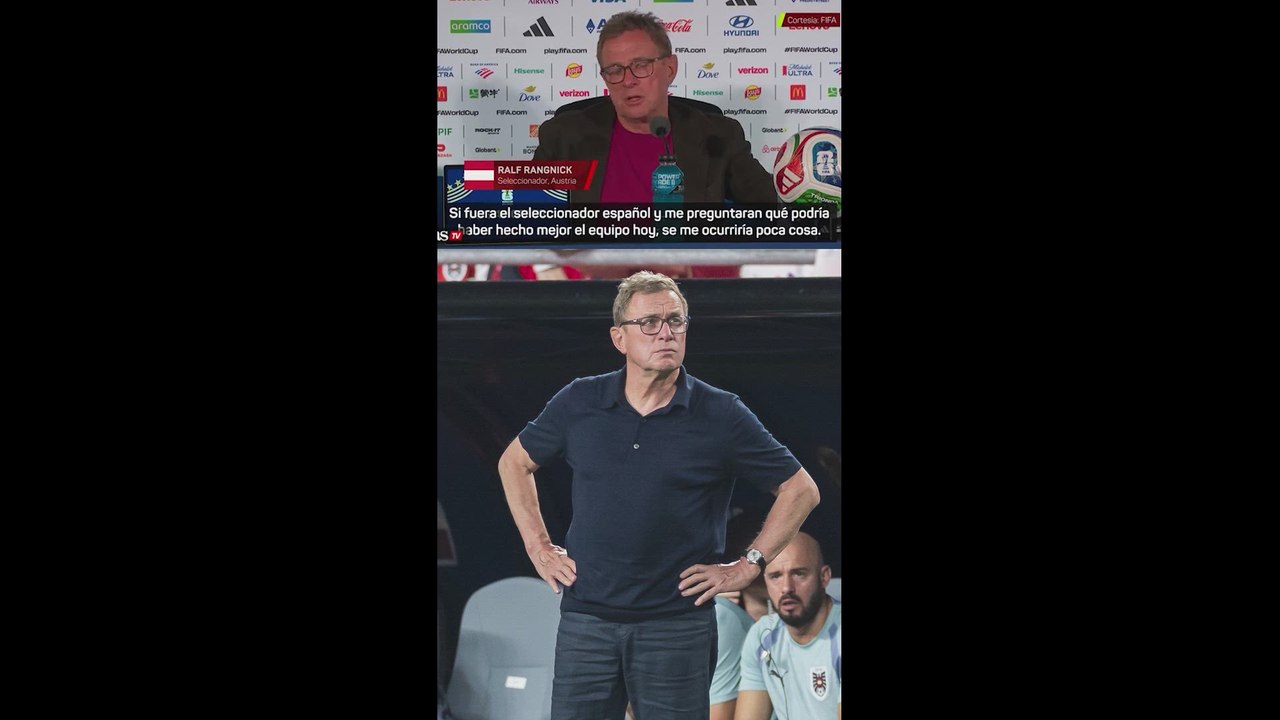 Rangnick elogia a España