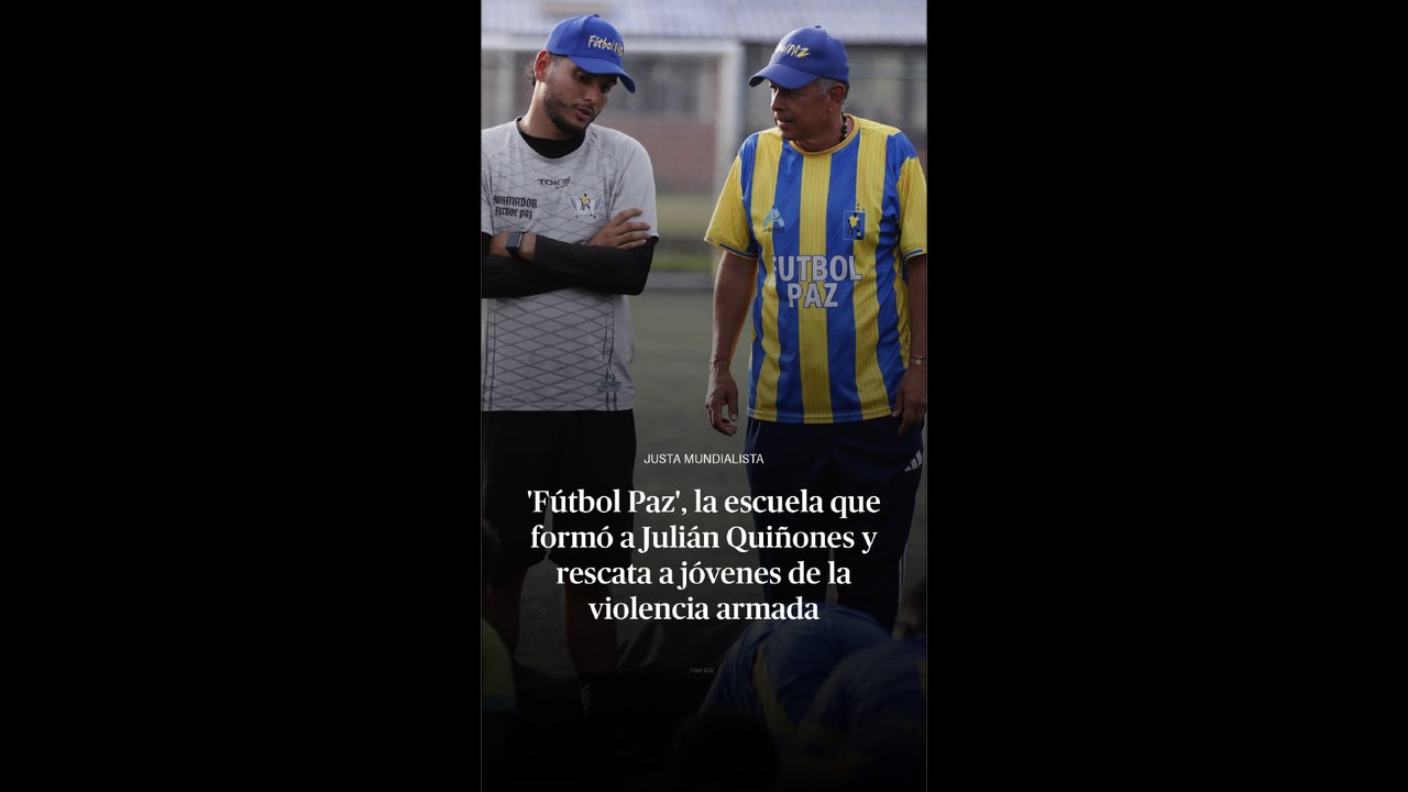 'Fútbol Paz', la escuela que formó a Julián Quiñones y rescata a jóvenes de la violencia armada