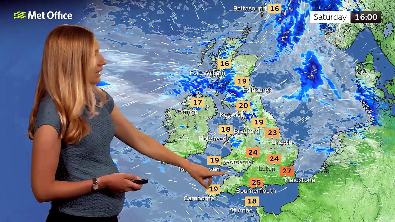 Met Office Friday Evening Weather Forecast 03/07/26