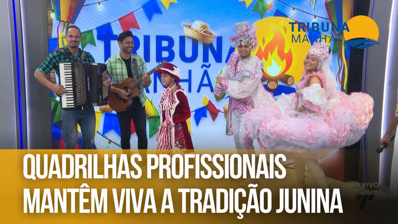 Quadrilhas profissionais mantêm viva a tradição junina