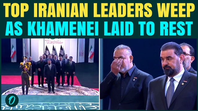 Iran CRIES For Khamenei - Top Iranian Leaders IN TEARS As Khamenei’s Funeral Ceremony Begins