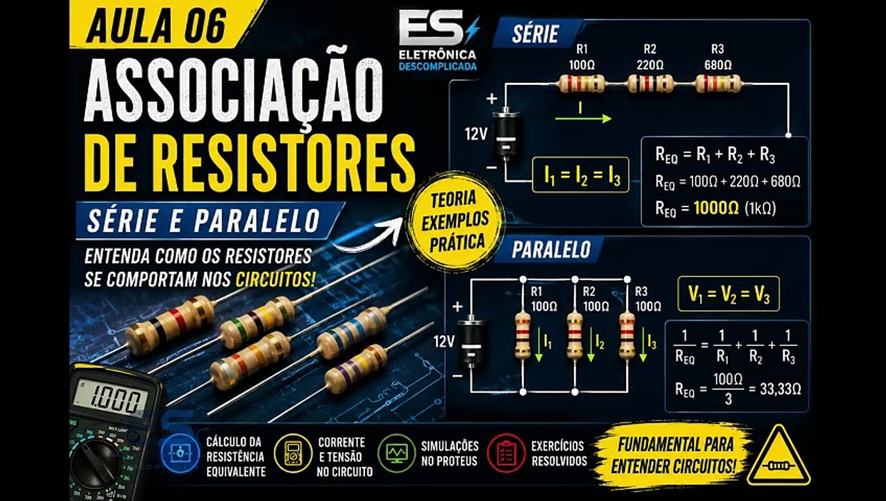 AULA 6 - ASSOCIAÇÃO DE RESISTORES