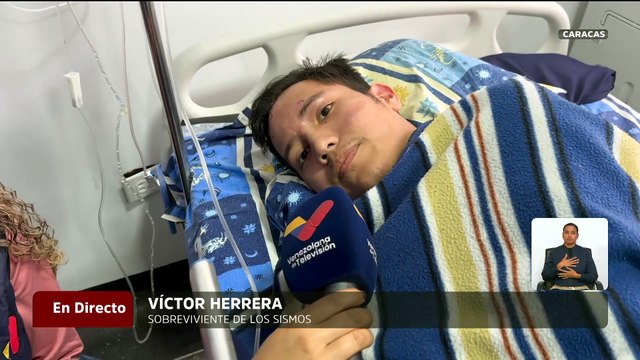 Caracas | Paciente sobreviviente de los sismos agradece la atención del Hospital Militar Dr. Carlos Arvelo