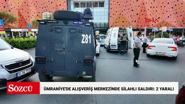 Ümraniye'de alışveriş merkezinde silahlı saldırı: 2 yaralı