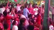 "ولعتها الفراعنة".. جول أول لمنتخب مصر في شباك أستراليا يشعل حماس جماهير المنيا