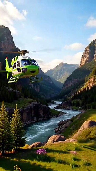 🚁 Helicopter Plants Forest Trees! 🌲 | Reforestation & Nature Learning for Kids