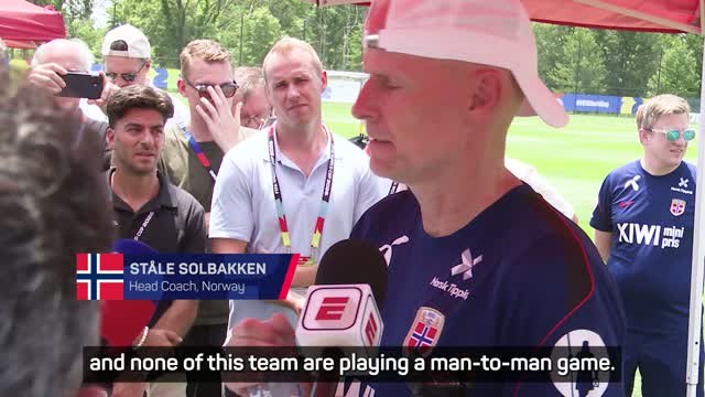 It's Norway v Brazil, not Haaland v Gabriel - Solbakken