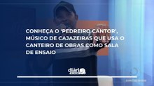 Conheça o 'pedreiro cantor', músico de Cajazeiras que usa o canteiro de obras como sala de ensaio
