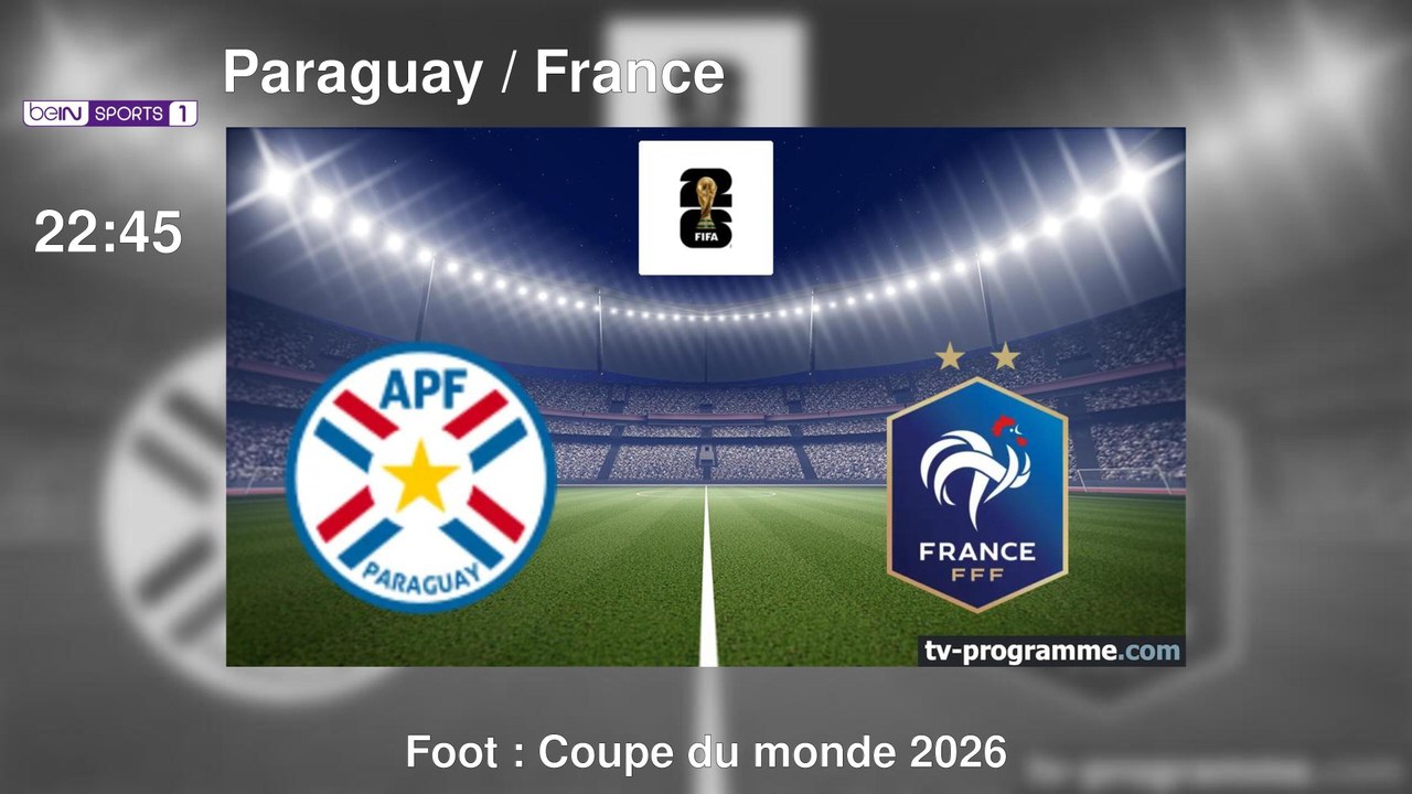 Programme SPORT soirée du Samedi 4 juillet 2026