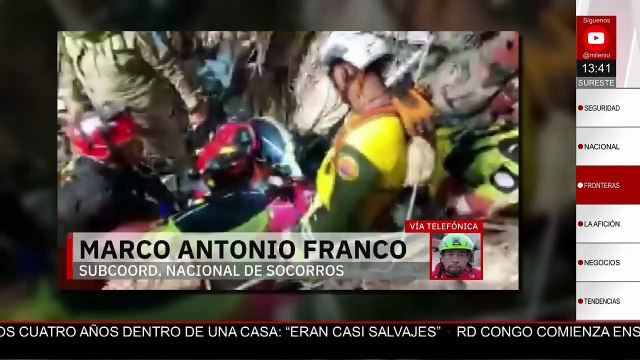 Hernán sobrevivió 4 días bajo escombros: el trabajo de los rescatistas en Venezuela