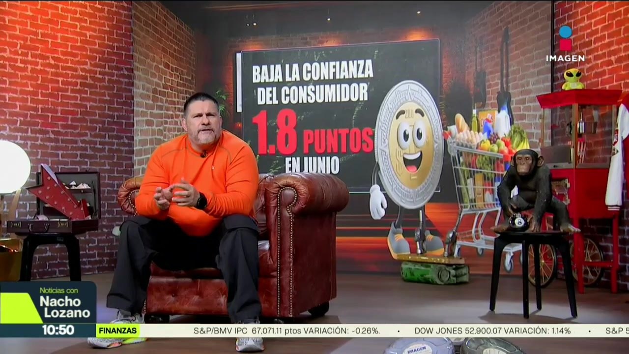 Baja la confianza del consumidor 1.8 puntos en junio de 2026: Inegi