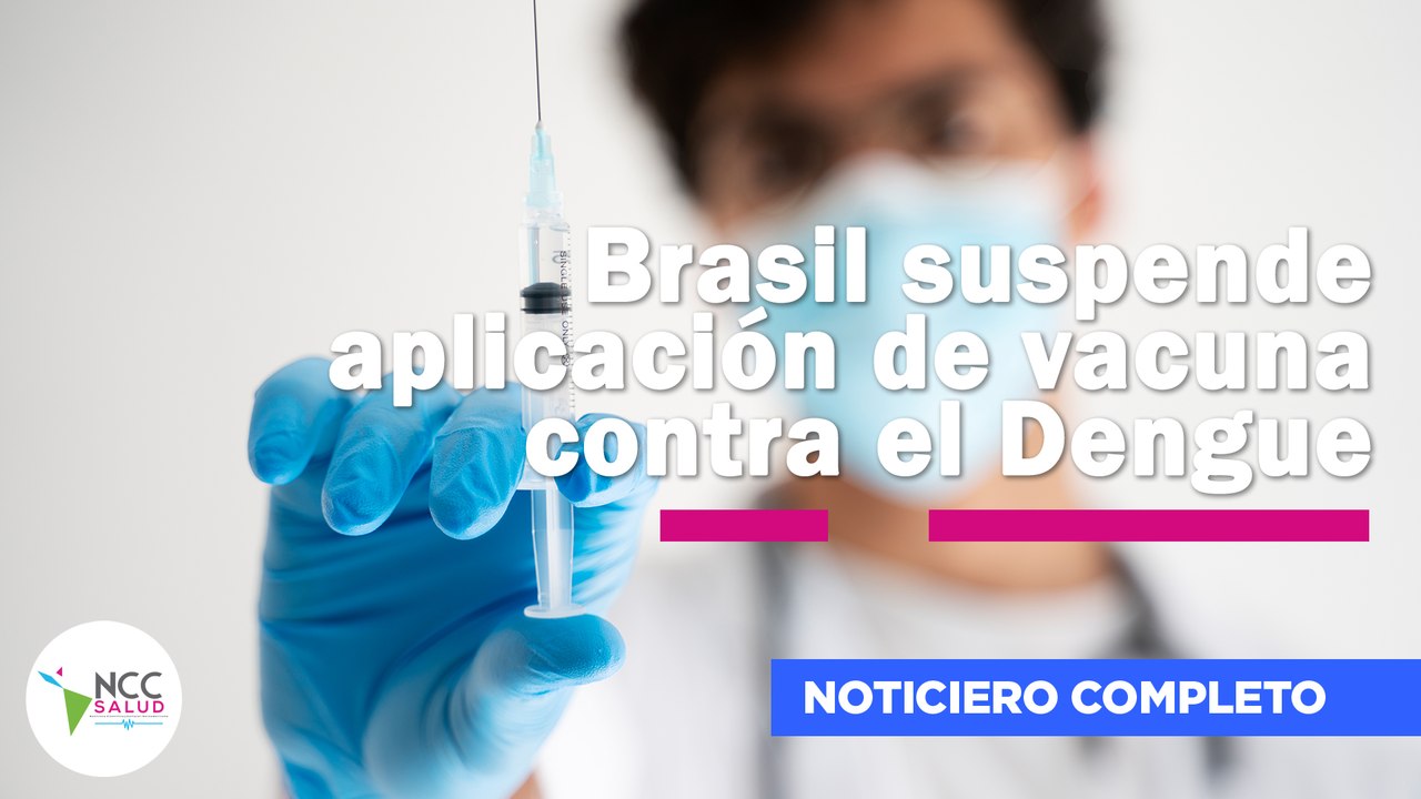 Brasil suspende aplicación de vacuna contra el dengue