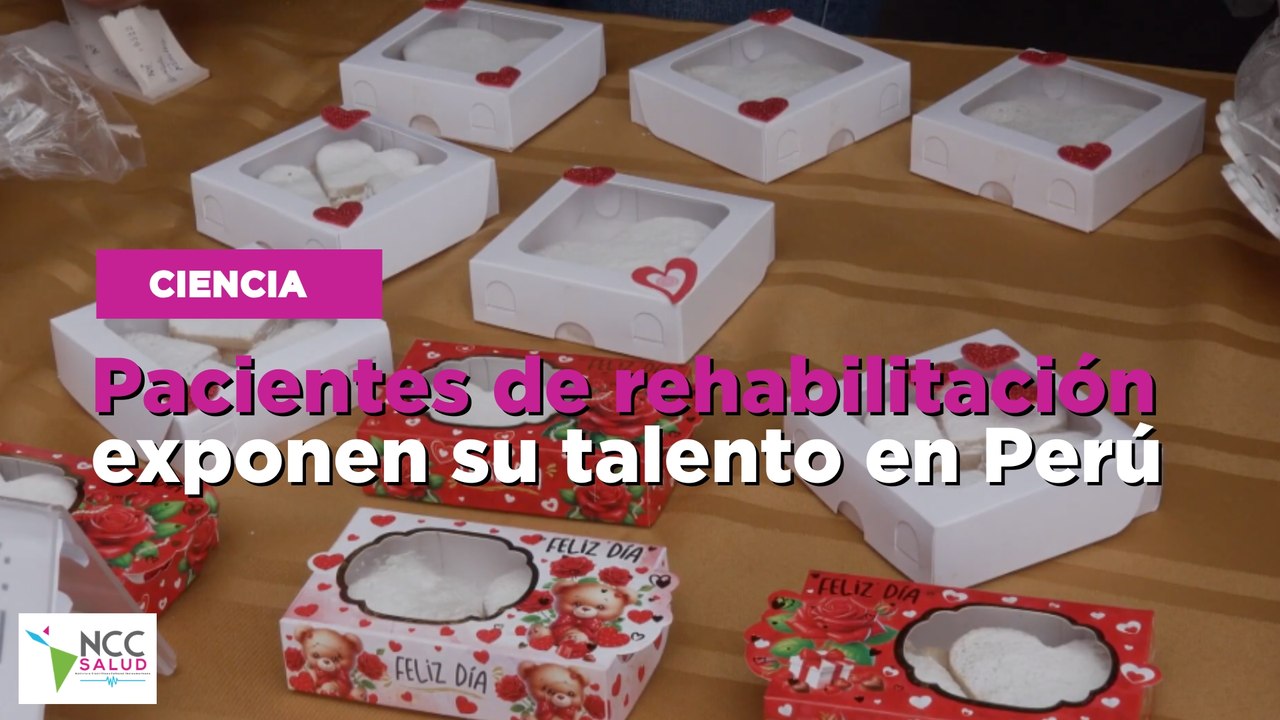 Pacientes de rehabilitación exponen su talento en Perú