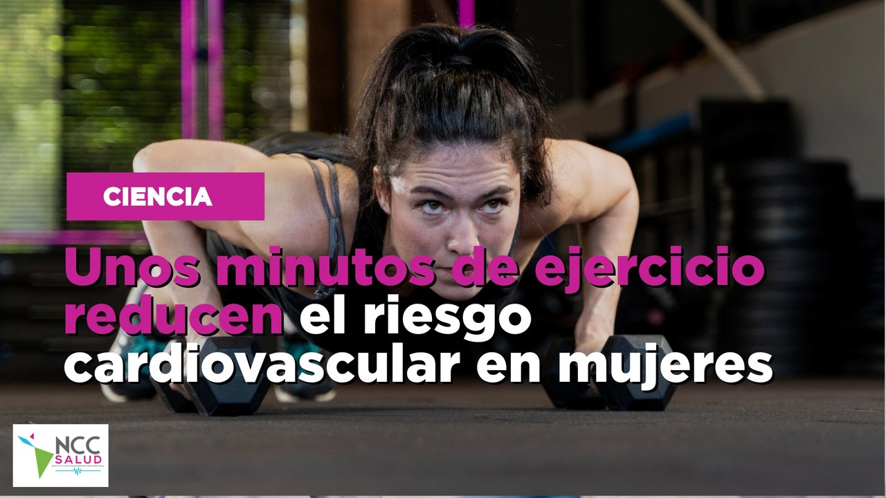 Unos minutos de ejercicio reducen el riesgo cardiovascular en mujeres