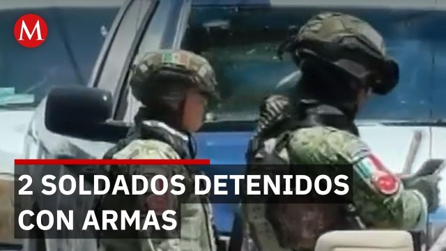 Soldados estadounidenses detenidos en México con armas; autoridades no revelan cómo cruzaron