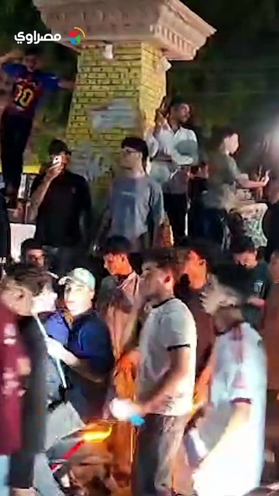 احتفالات عارمة في شوارع بني سويف بعد تأهل منتخ...