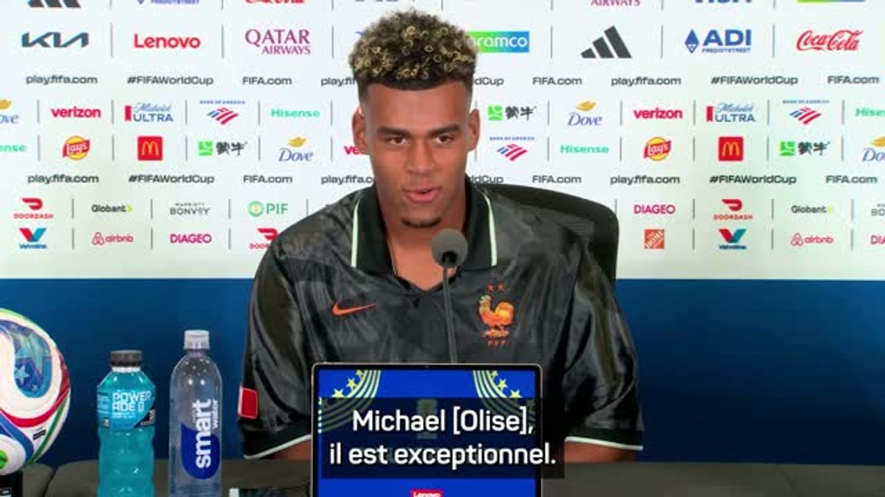 Bleus - Doué : “Michael Olise est exceptionnel et on rigole beaucoup ensemble”