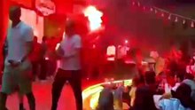من قلب العبور.. احتفالات جماهيرية صاخبة بتأهل منتخب مصر إلى الدور الـ16
