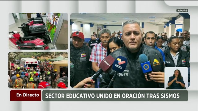 Apure | Sector educativo elevó sus oraciones por todas las personas afectadas en los eventos sísmicos