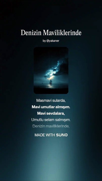 Denizin Maviliklerinde