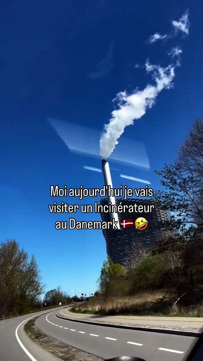 Moi aujourd'hui je vais visiter un Incinérateur au Danemark 🇩🇰🤣 #copenhill.mp4