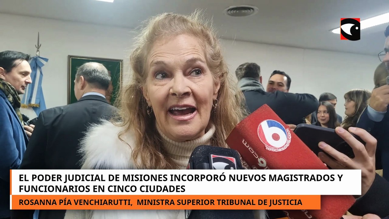 El Poder Judicial de Misiones incorporó nuevos magistrados y funcionarios en cinco ciudades