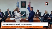 “Las puertas de la Fiscalía estarán abiertas”
