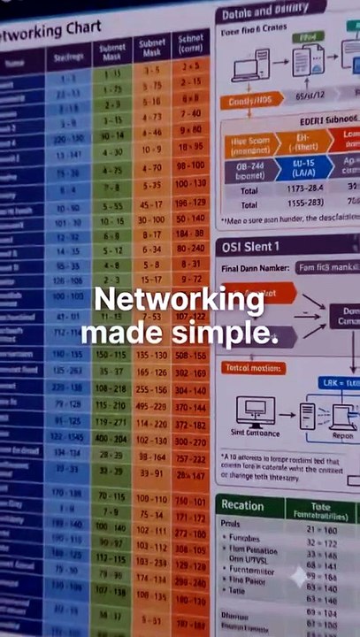 ⭐Networking Essentials Chart