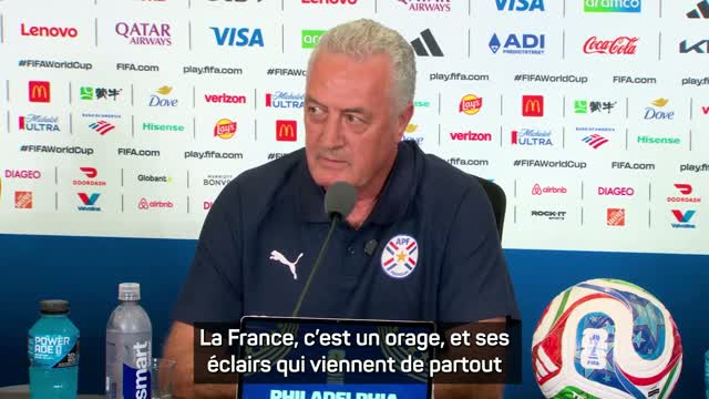 Paraguay - Alfaro : “La France, c’est un orage, et ces éclairs sont dirigés vers le centre du but”