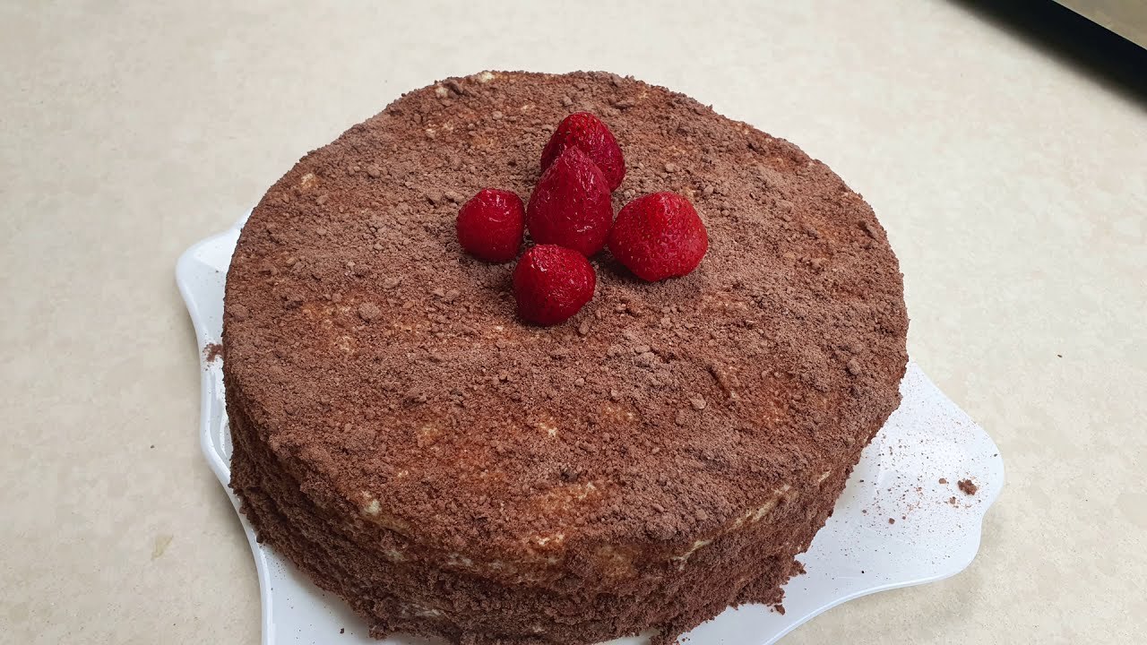 Kuchen in einer Pfanne, ein einfaches Kuchenrezept ohne Ofen
