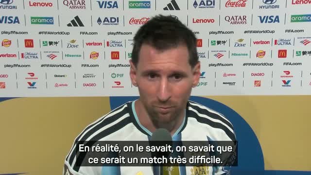 Argentine - Messi décrypte la victoire difficile contre le Cap-Vert