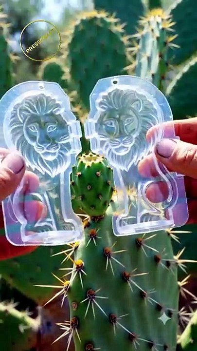 🦁 Tiny Prickly Pear Grows Into a Perfect Lion Shape! | Amazing Time-Lapse in 4K 🌵✨ #PricklyPear #LionShape #TimeLapse #FruitGrowing #