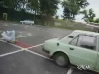 Car Jump Face Plant