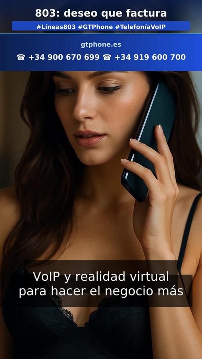 Futuro de las líneas eróticas 803: IA, VoIP y RV (en 1 minuto)