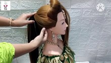Easy bun hairstyle for girls wedding