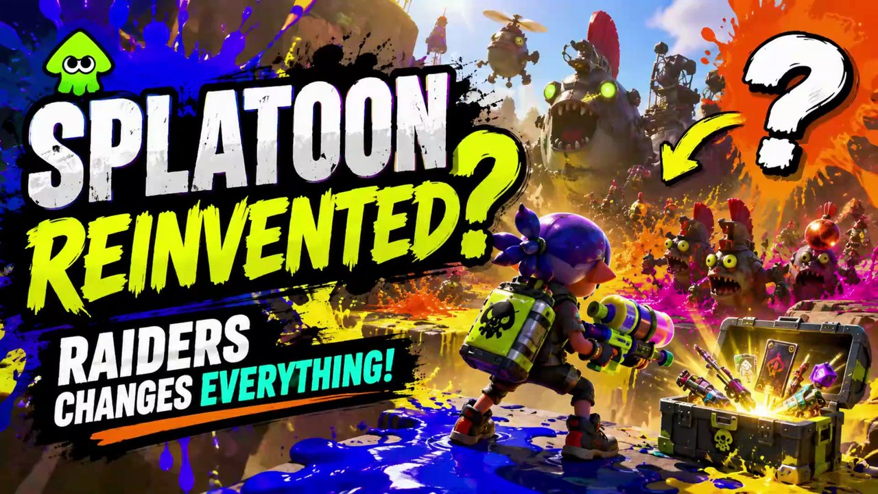 Splatoon Raiders Gameplay Preview (1080p) | New Horde Shooter, Weapons, Gadgets & Loot System Explained