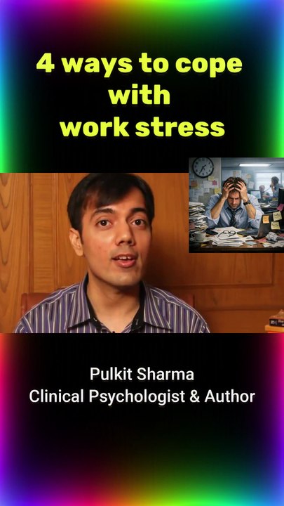 Four ways to cope with work stress