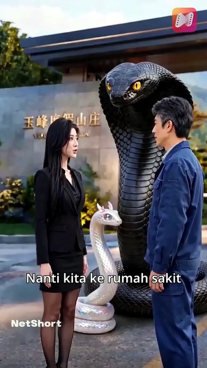Konglomerat menyelamatkan ular hitam—10 tahun kemudian ia bangkit berkat dewi ular