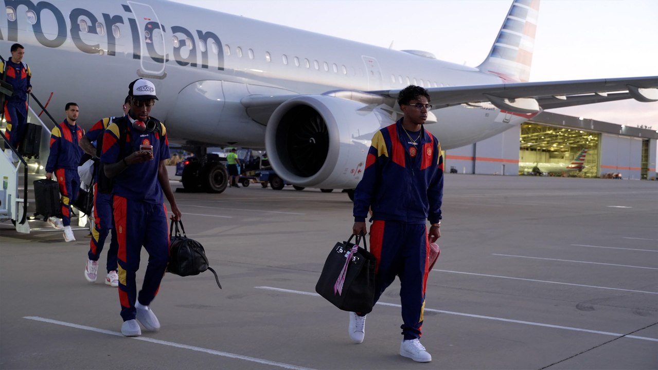 España ya está en Dallas: comienza la cuenta atrás para el gran duelo contra Portugal