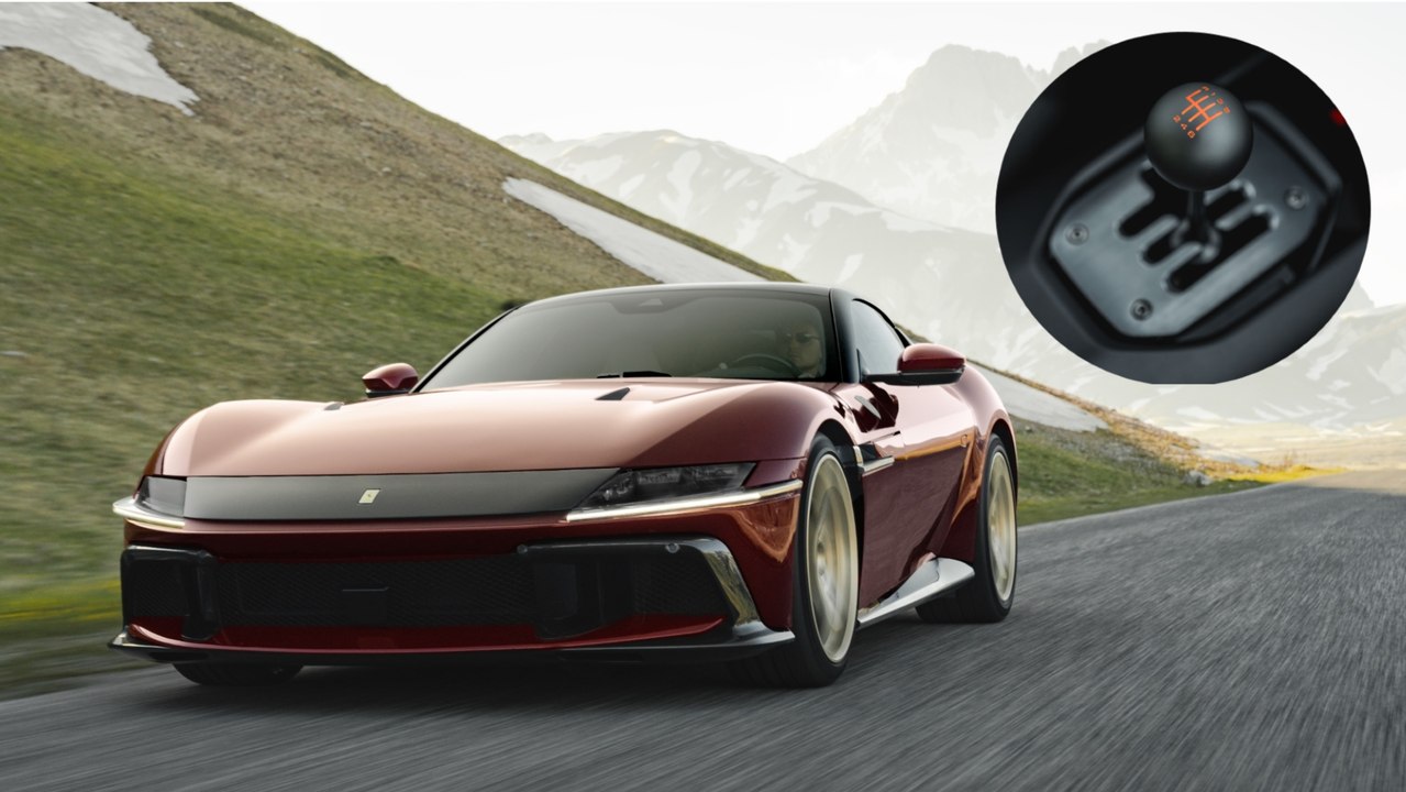 Ferrari 12Cilindri Manuale: un deportivo automático, pero con palanca y pedal de embrague  