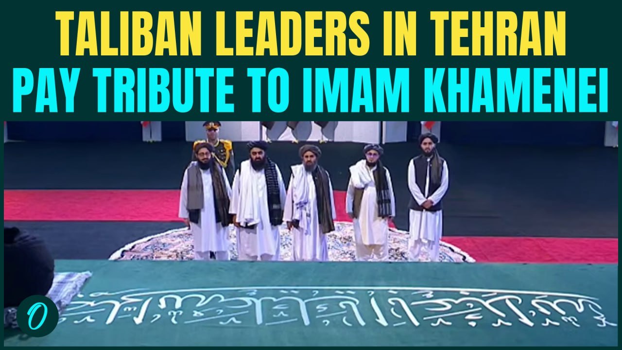 Taliban Leaders Stand United With Iran; Pay Respects to Former Supreme Leader Khamenei in Tehran