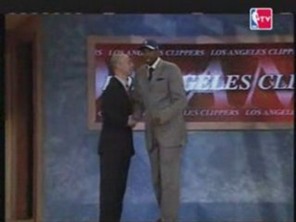 2008 NBA Draft DeAndre Jordan, No. 35