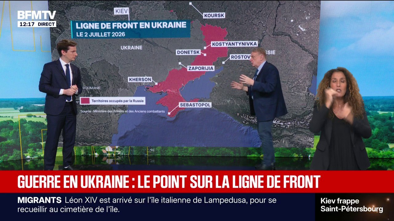 Guerre en Ukraine: le point sur la ligne de front