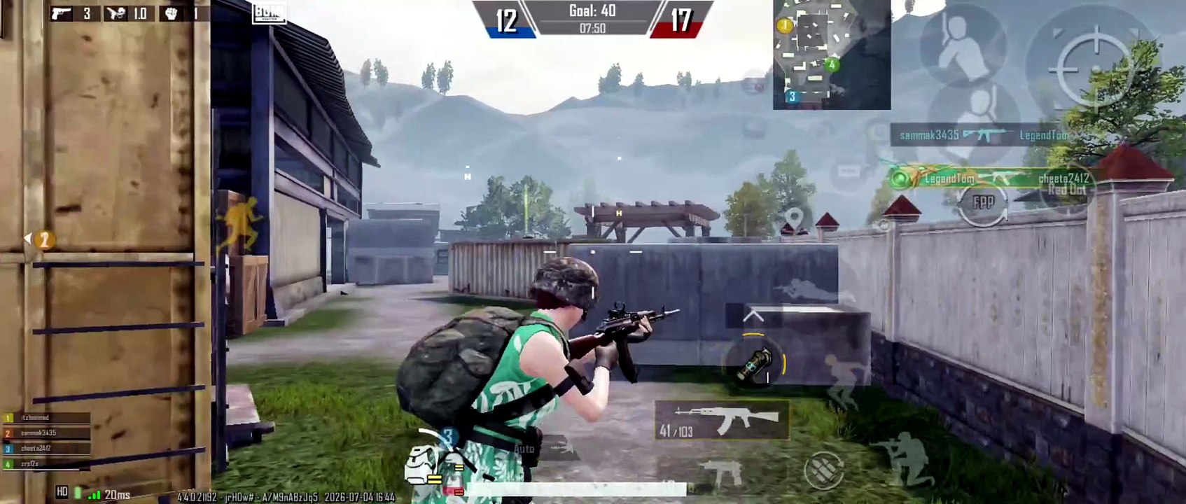 Rough and fast match PUBG warehouse