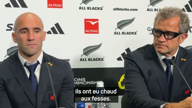 Bleus - Galthié : Les All Blacks ont eu très chaud aux fesses
